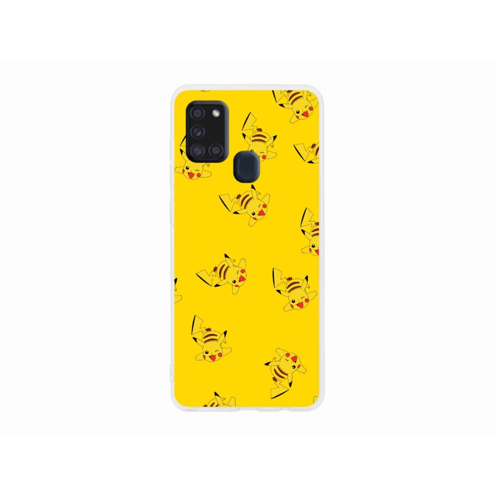 Gelový kryt mmCase na Samsung Galaxy A21s - pikachu