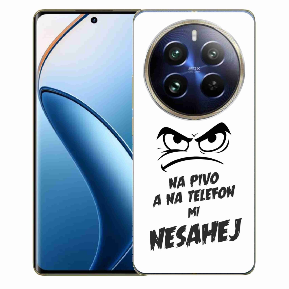 Gelový kryt mmCase na Realme 12 Pro 5G/12 Pro+ 5G - pivní motiv 2 bílé pozadí