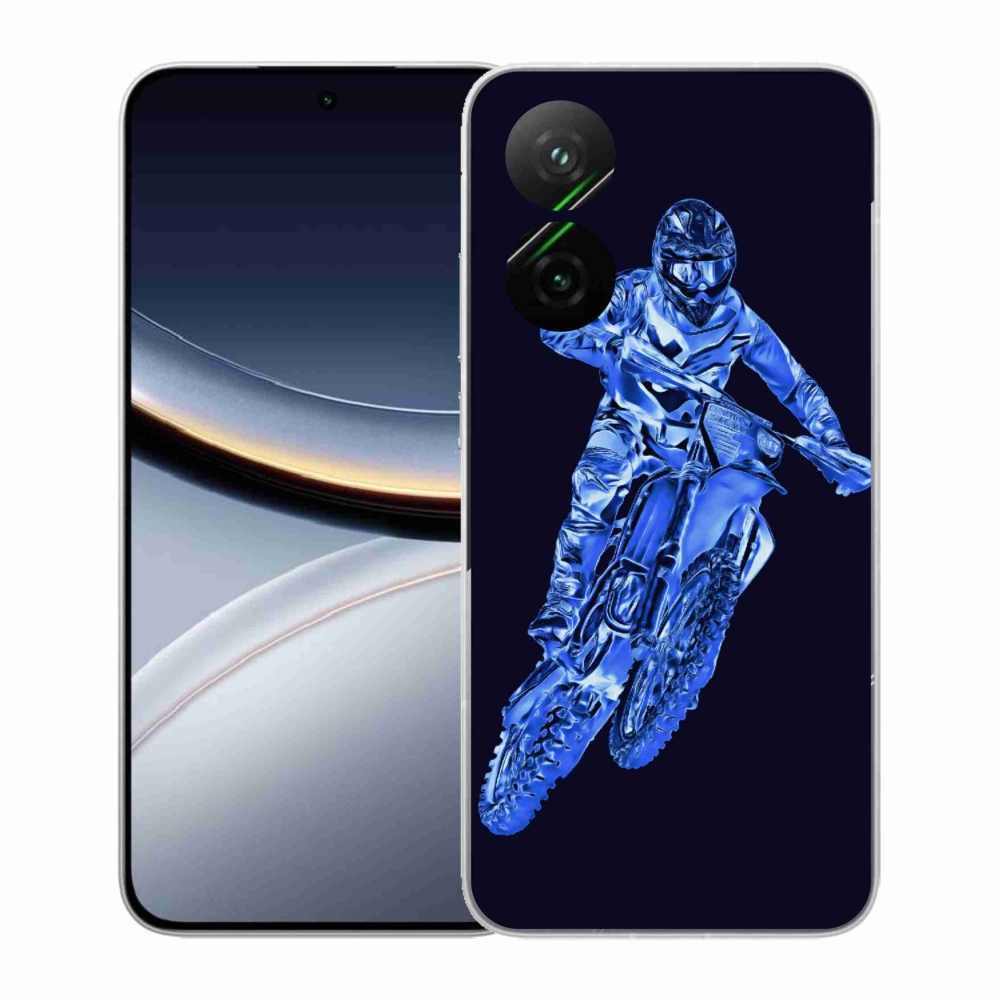 Gelový kryt mmCase na Xiaomi Poco F7 5G - motocross 1