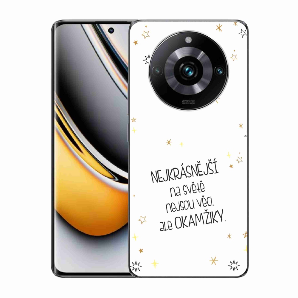 Gelový kryt mmCase na Realme 11 Pro/11 Pro+ - citát 4 bílé pozadí