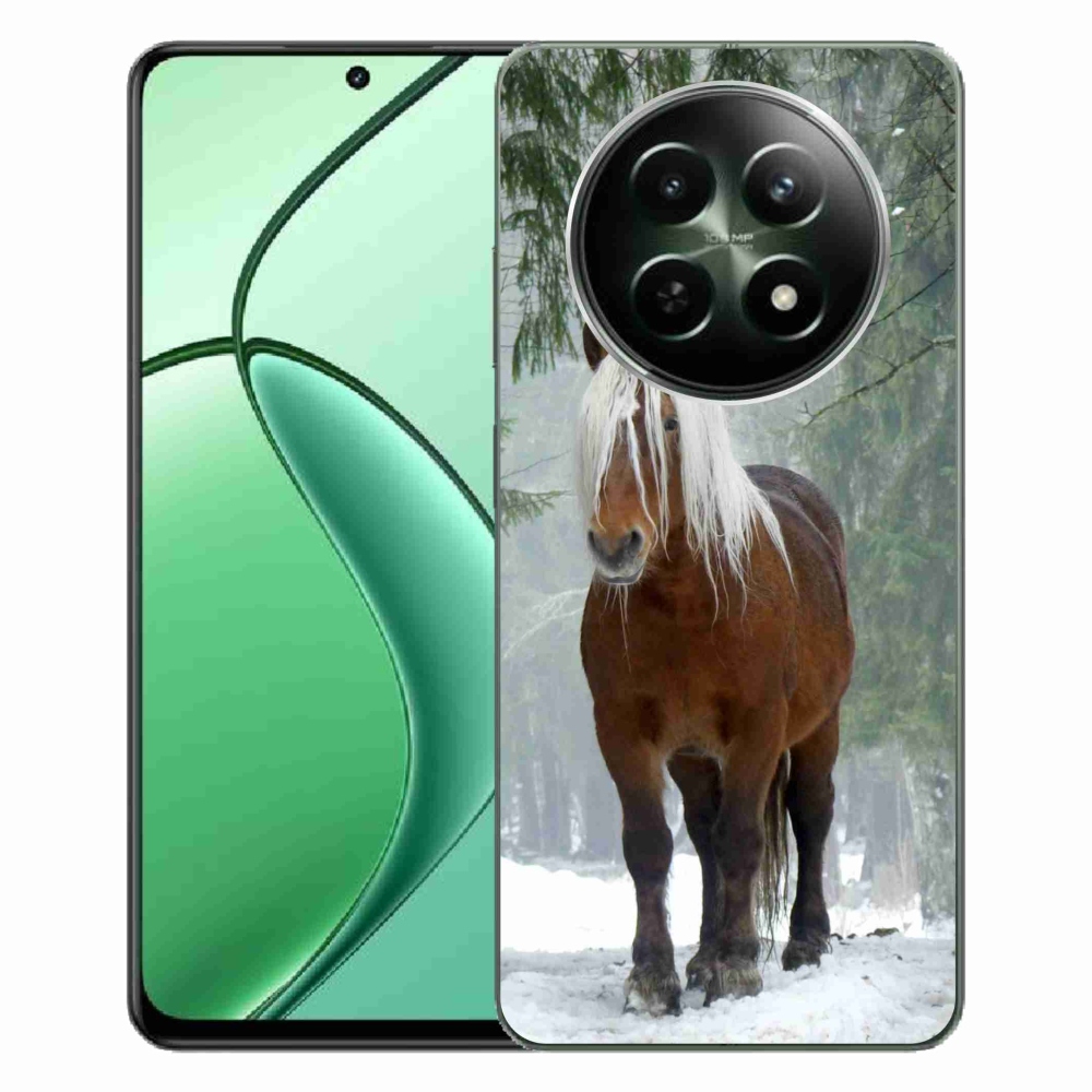 Gelový obal mmCase na Realme 12 5G/12x 5G - kůň v lese