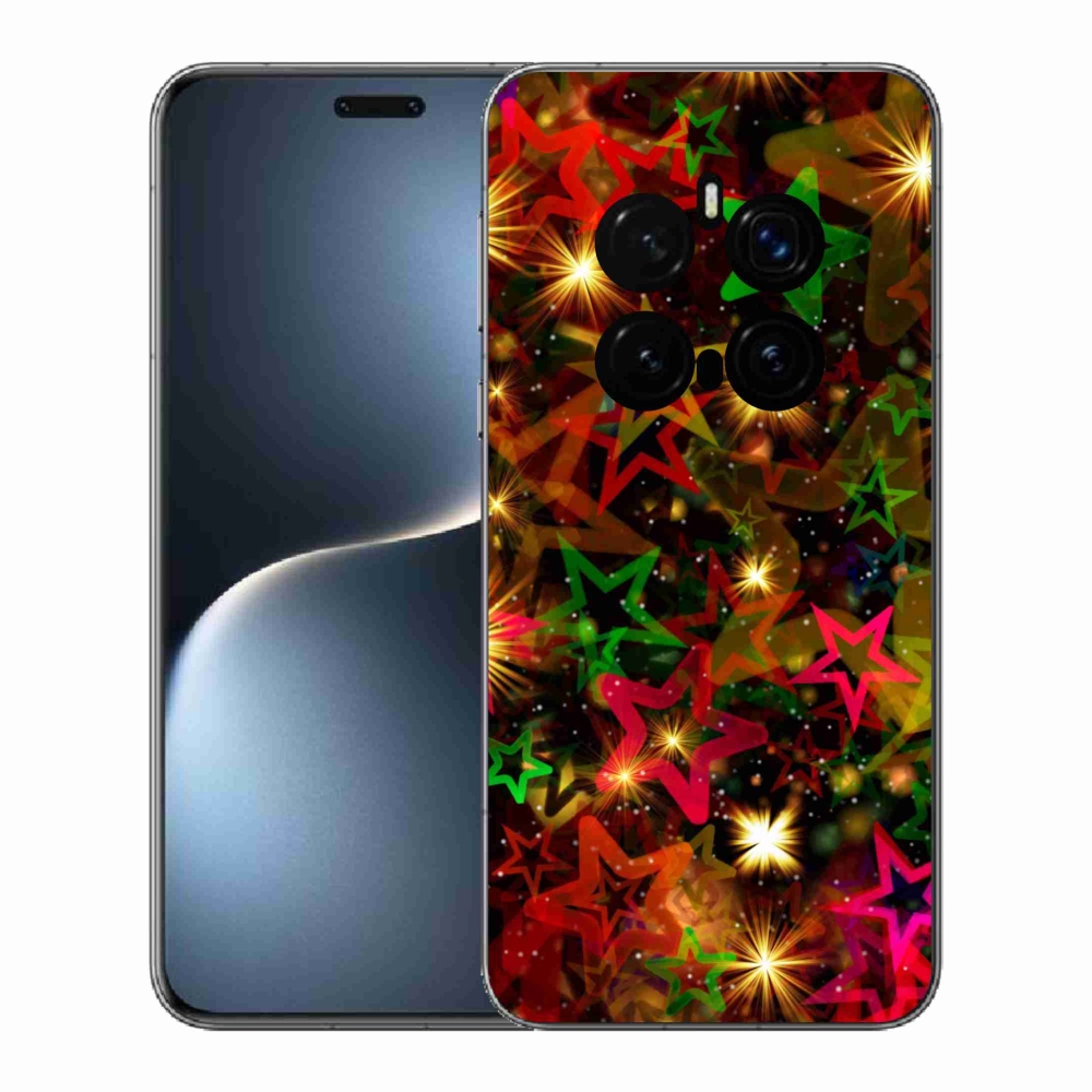 Gelový kryt mmCase na Honor Magic 7 Pro 5G - barevné hvězdičky