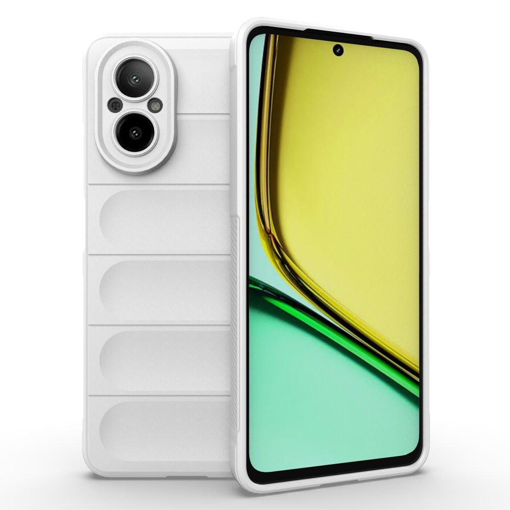 Rugg odolný gelový kryt na mobil Realme C67 - bílý