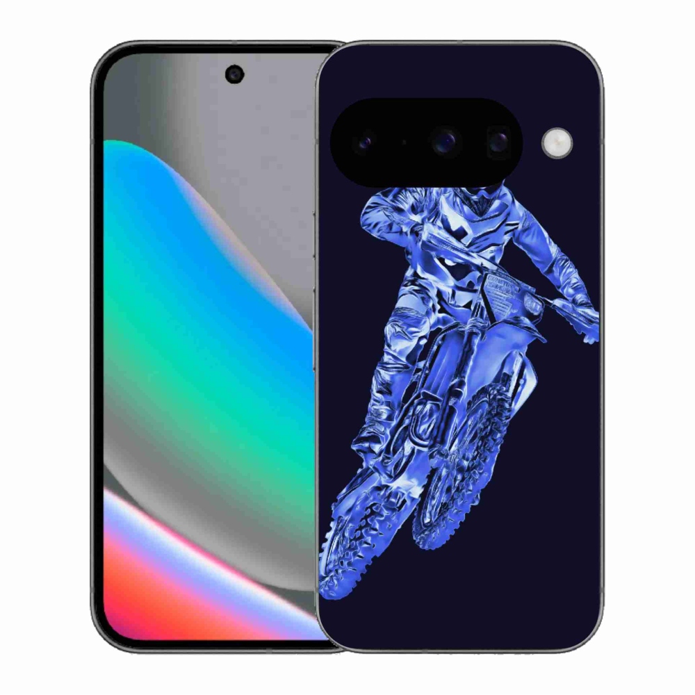 Gelový kryt mmCase na Google Pixel 10 - motocross 1