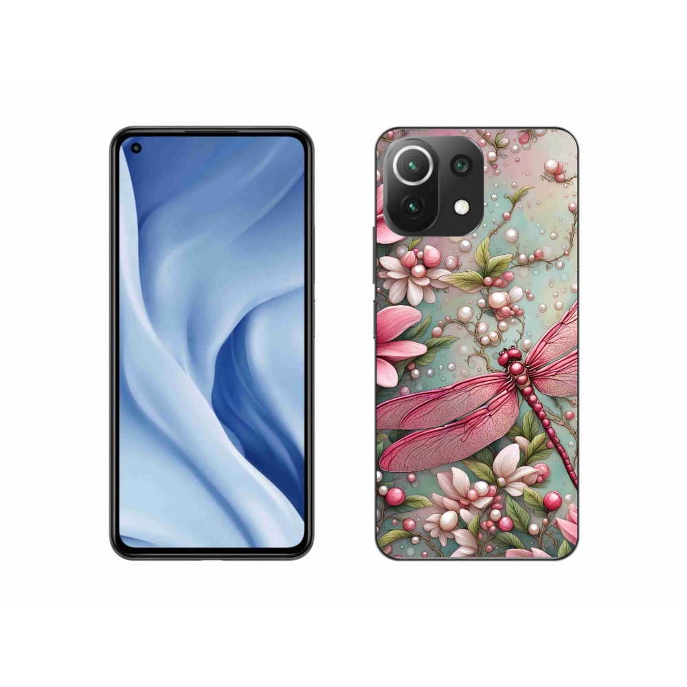 Gelový kryt mmCase na Xiaomi Mi 11 Lite 4G/5G - vážka