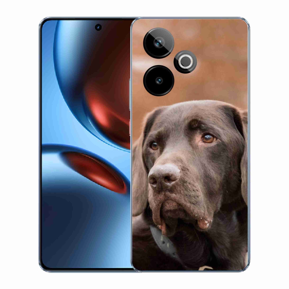 Gelový kryt mmCase na Realme GT 7 5G/GT 7T 5G - hnědý labrador