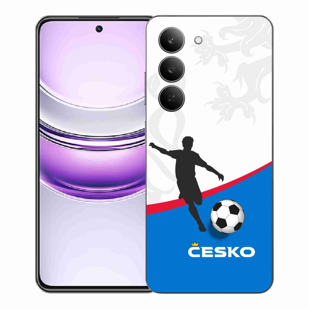 Gelový kryt mmCase na Realme 14x 5G - fotbal Česko 1
