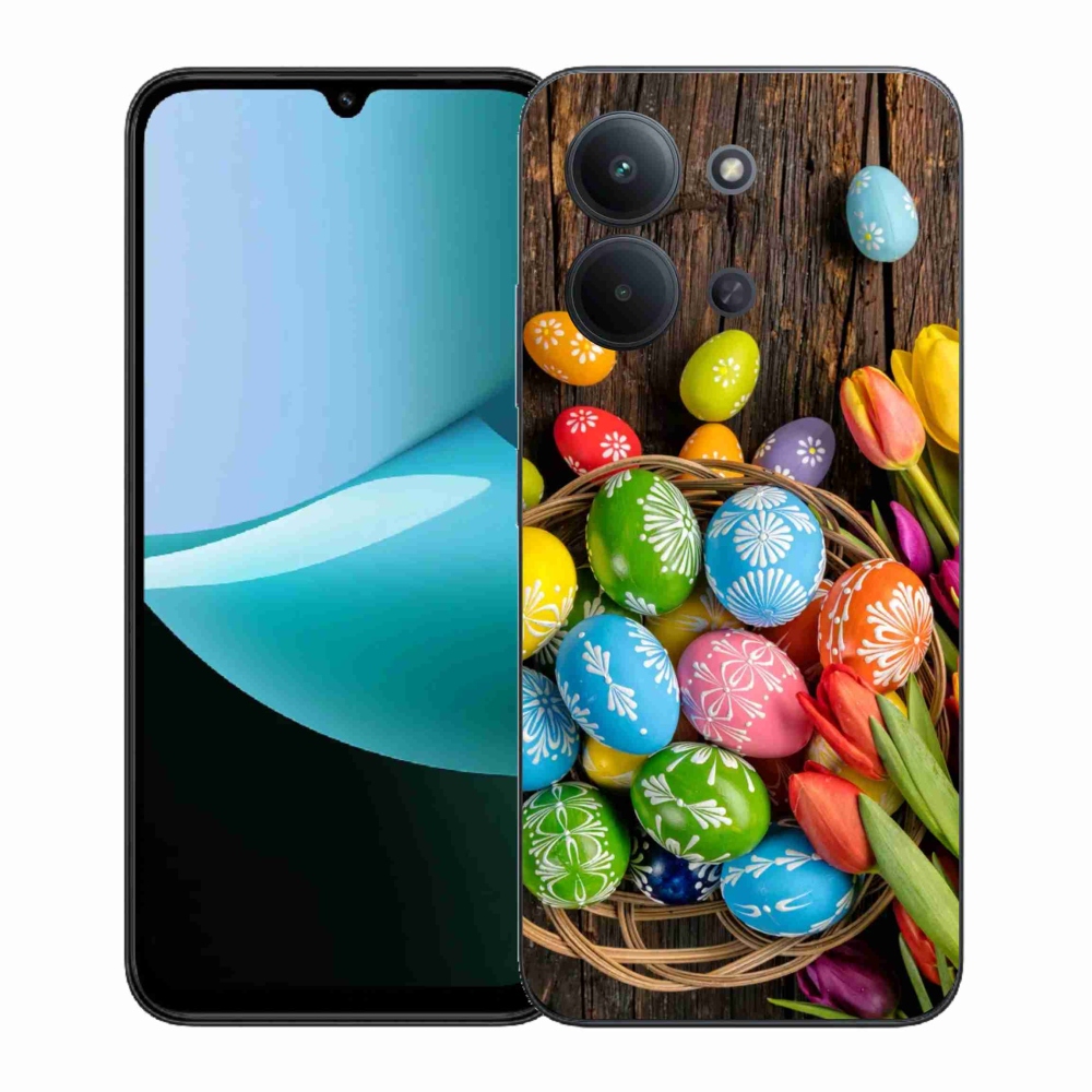 Gelový kryt mmCase na Xiaomi Redmi 15C 4G (171mm)/Poco C85 4G (171mm) - velikonoční vajíčka