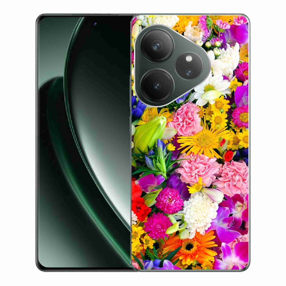 Gelový kryt mmCase na Realme GT 6 5G/GT 6T 5G - květiny 12