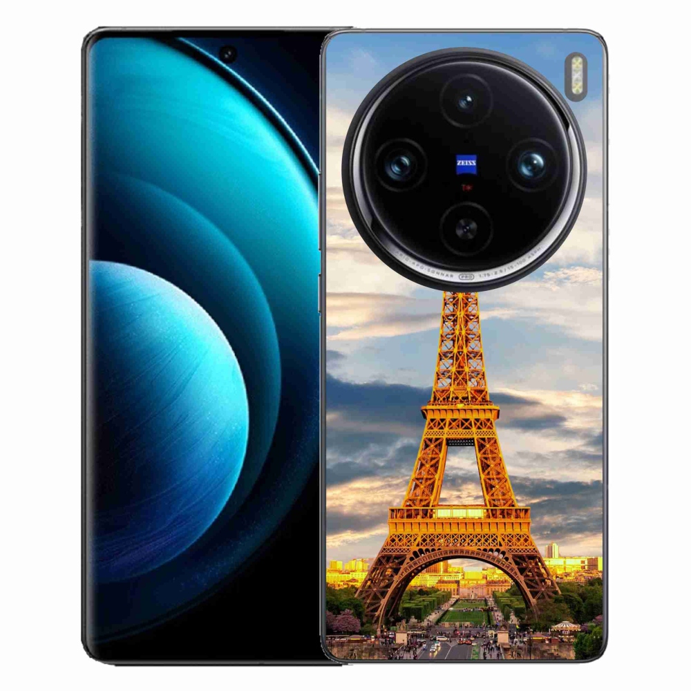 Gelový kryt mmCase na Vivo X100 Pro 5G - eiffelova věž 3