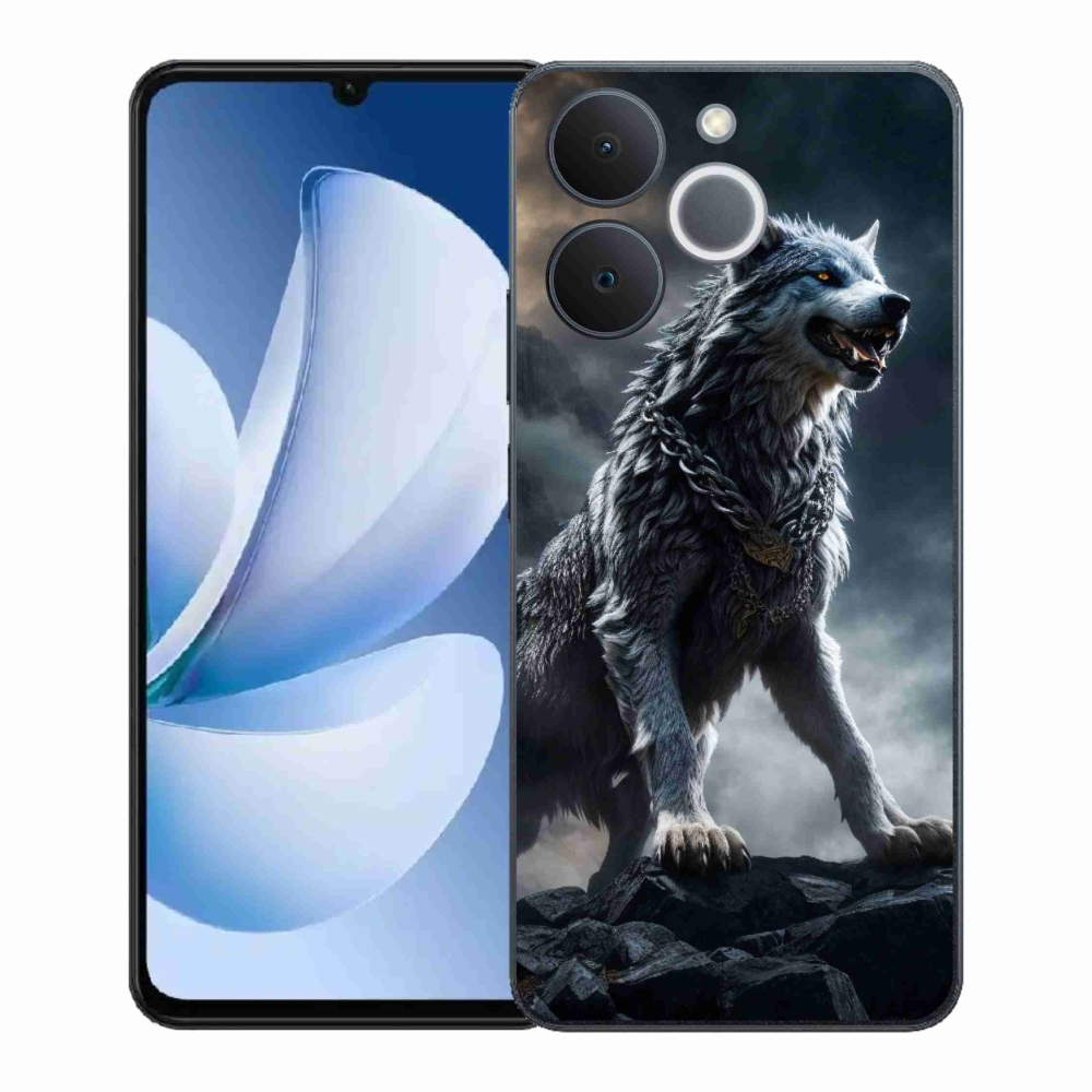 Gelový kryt mmCase na Realme Note 70T - vlk 1