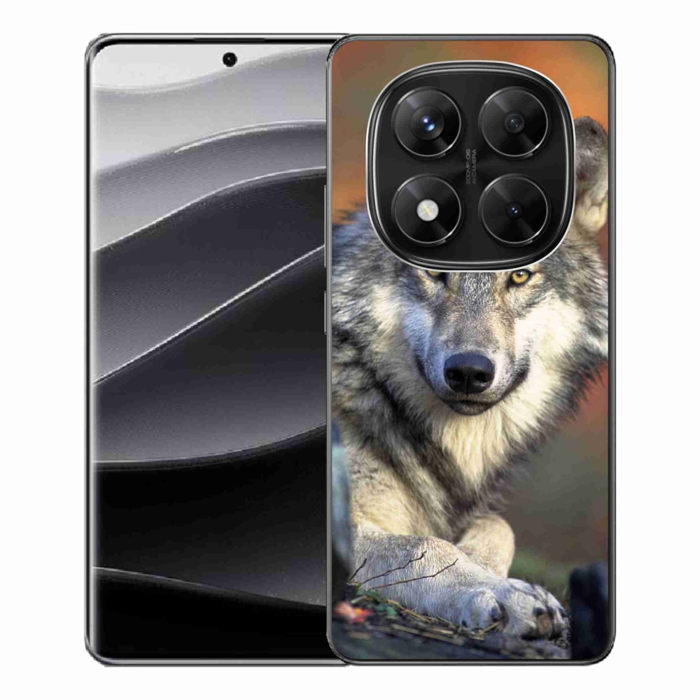 Gelový kryt mmCase na Xiaomi Redmi Note 14 Pro 5G/Poco X7 5G - vlk