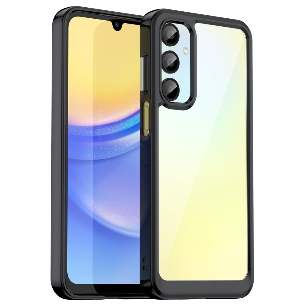 Gelový obal s pevnými zády na Samsung Galaxy A16 4G/5G - černý