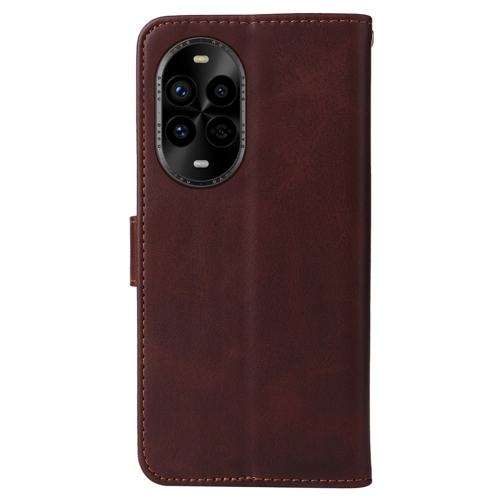 Clots knížkové pouzdro na Huawei Nova 13 Pro 5G - hnědé