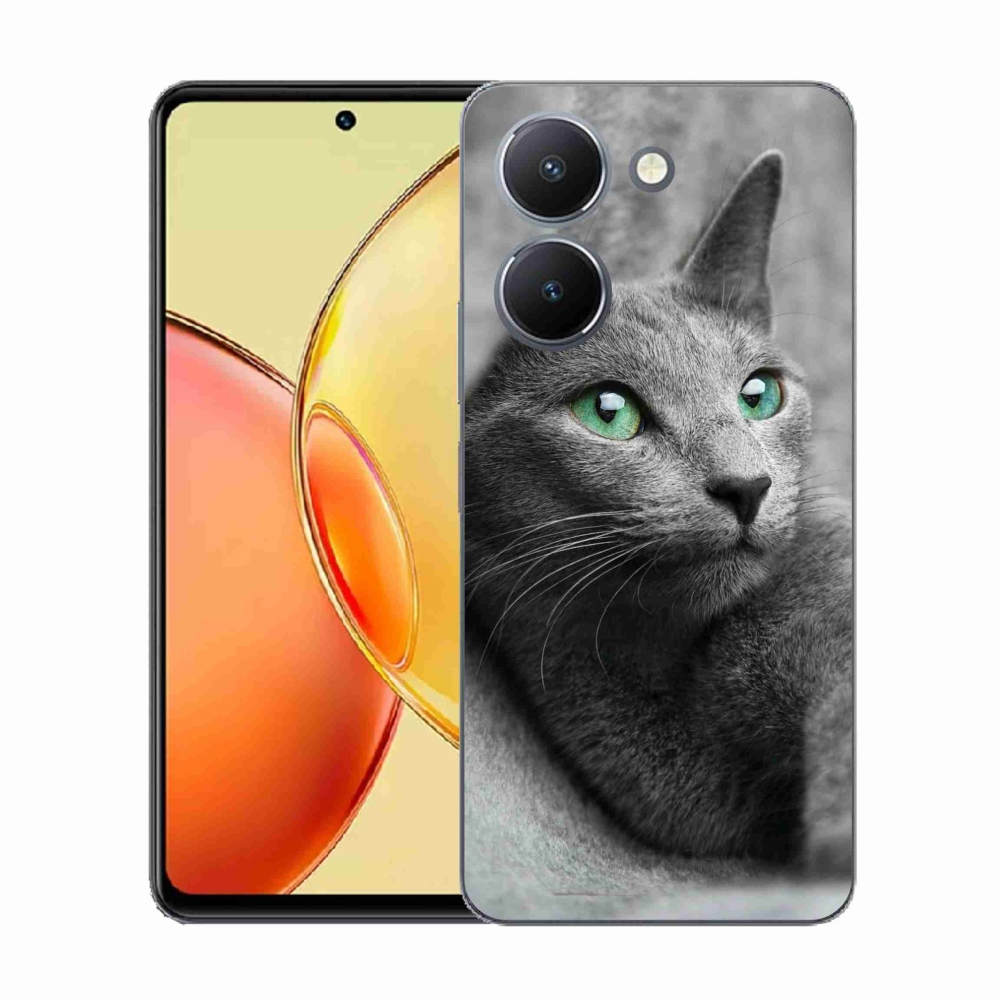 Gelový kryt mmCase na Vivo Y36 - kočka 2