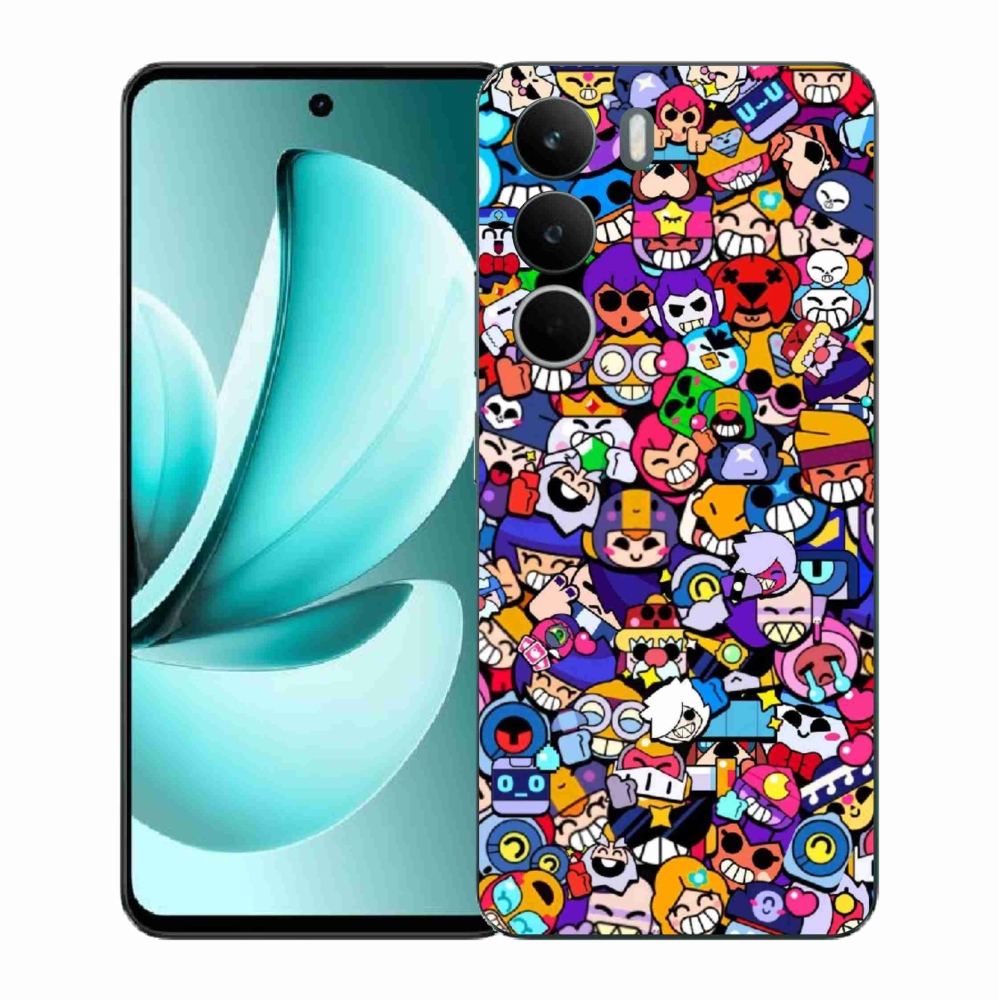 Gelový kryt mmCase na Realme C71 - brawl stars 2