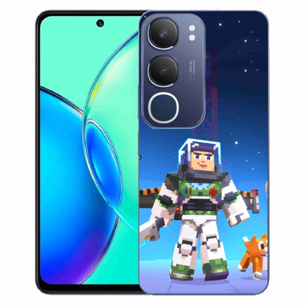 Gelový kryt mmCase na Vivo Y19s - minecraft 2