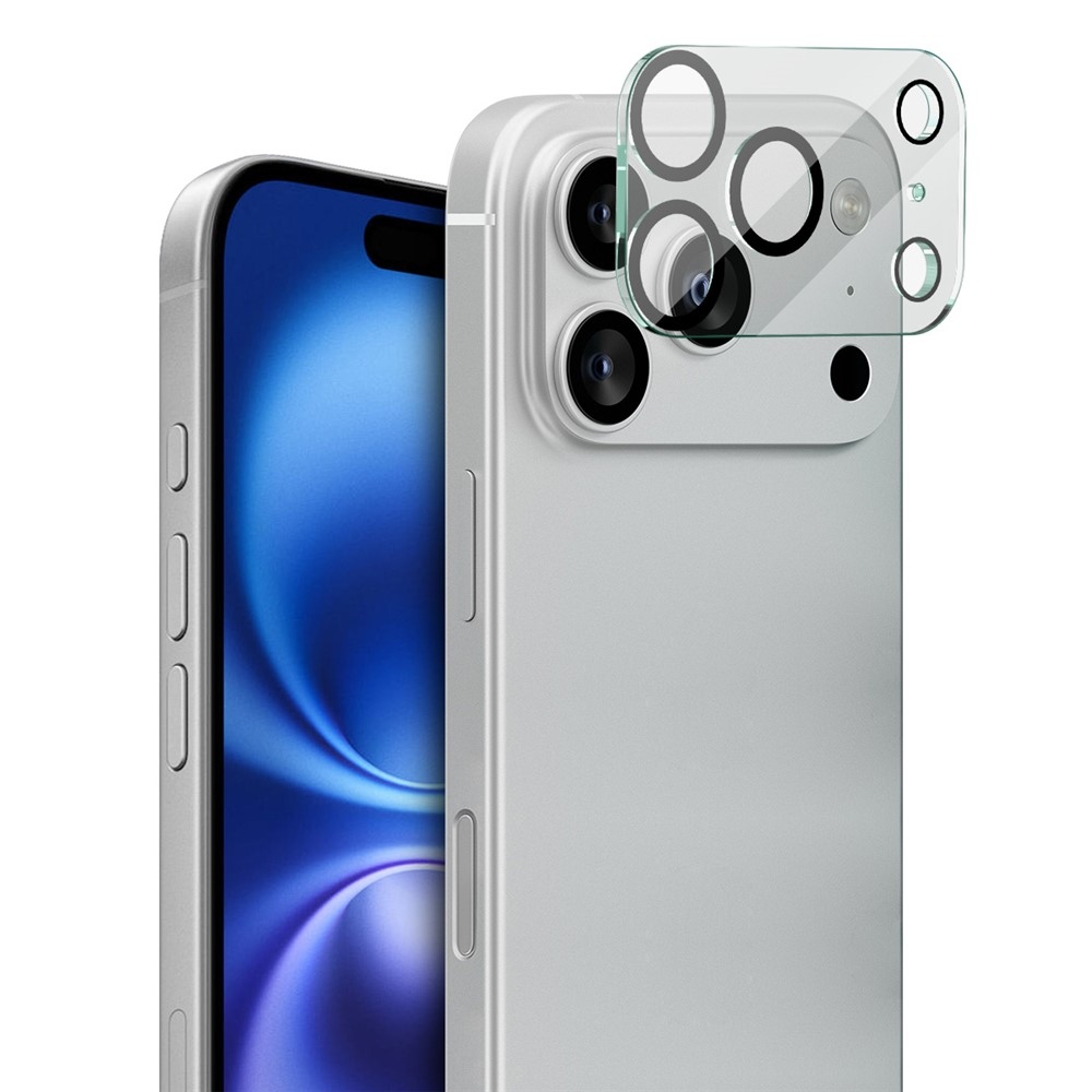 IMK sklo čočky fotoaparátu na mobil iPhone 17 Pro - černé kroužky