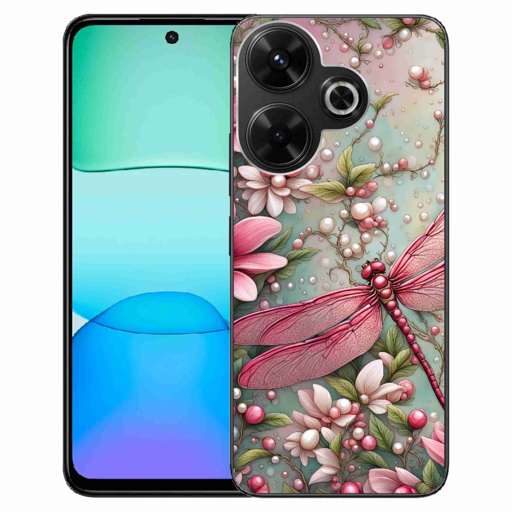 Gelový kryt mmCase na Xiaomi Redmi 13 4G/Poco M6 4G - vážka