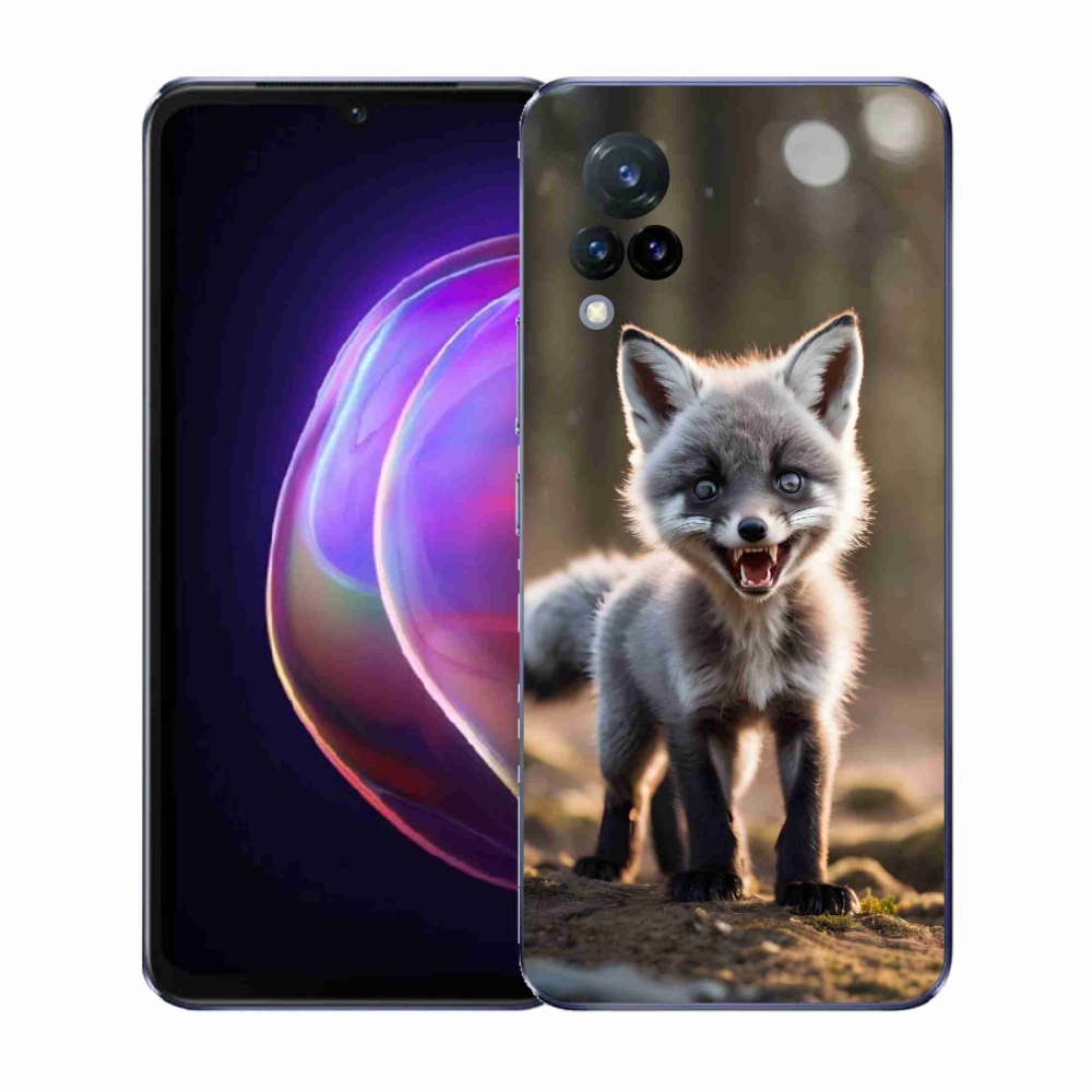 Gelový kryt mmCase na Vivo V21 4G/5G - rozzuřená liška