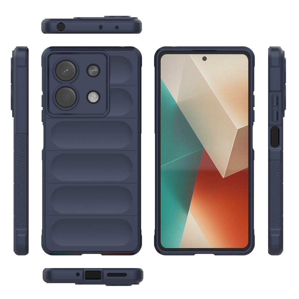 Rugg odolný gelový obal na Xiaomi Redmi Note 13 5G - tmavěmodrý