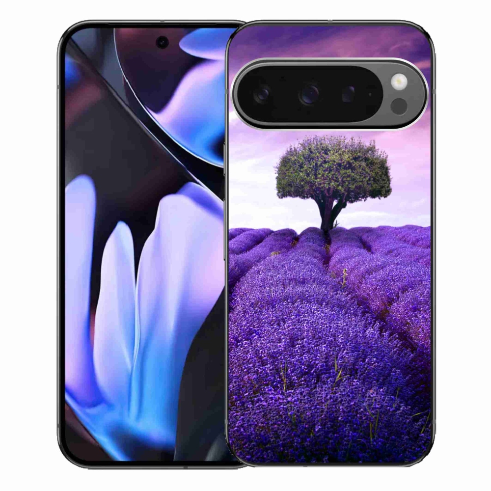 Gelový kryt mmCase na Google Pixel 9 Pro XL - levandulová louka
