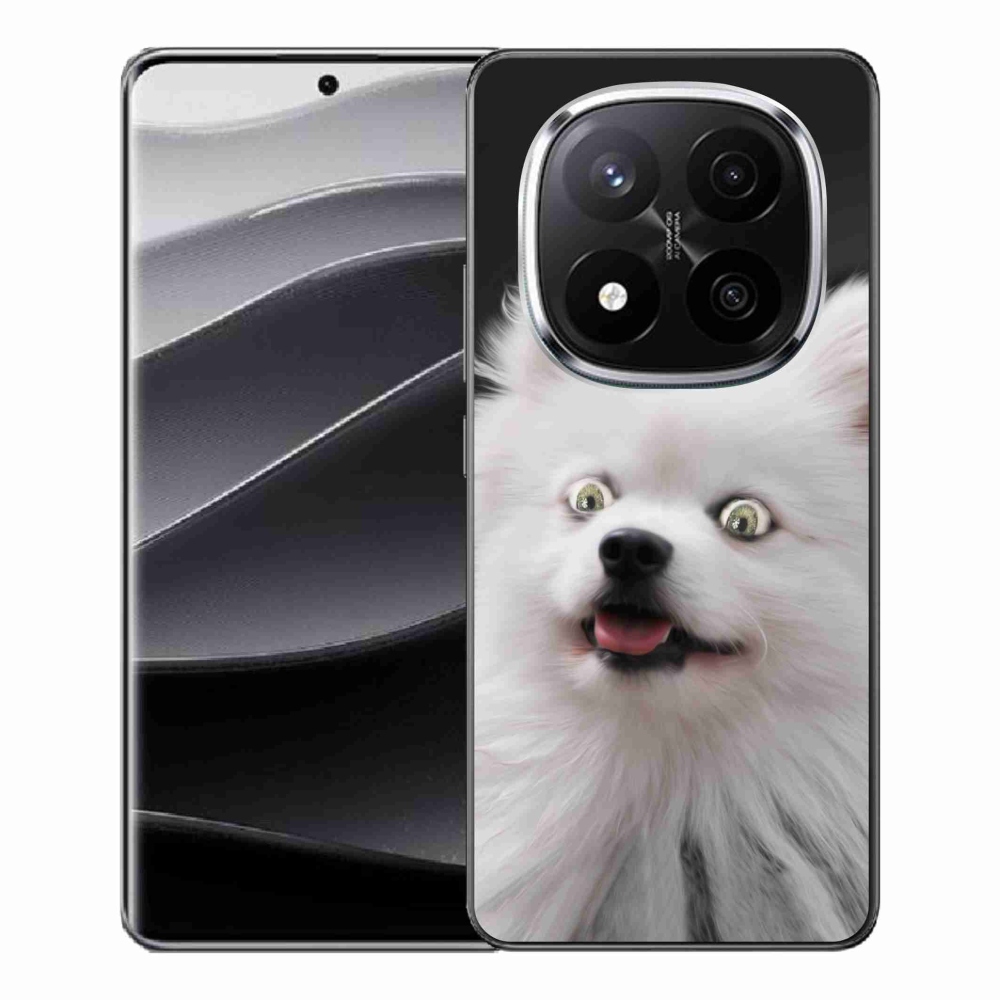 Gelový kryt mmCase na Xiaomi Redmi Note 14 Pro+ 5G - bílý špic