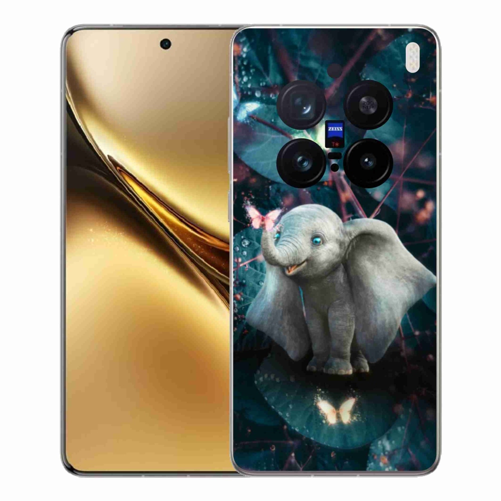 Gelový kryt mmCase na Vivo X200 Pro 5G - roztomilý slon