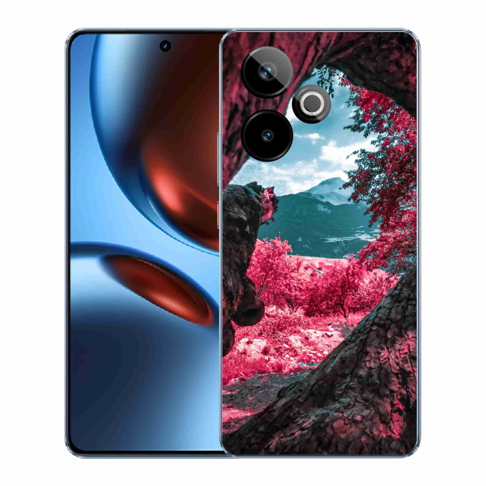 Gelový kryt mmCase na Realme GT 7 5G/GT 7T 5G - výhled na hory