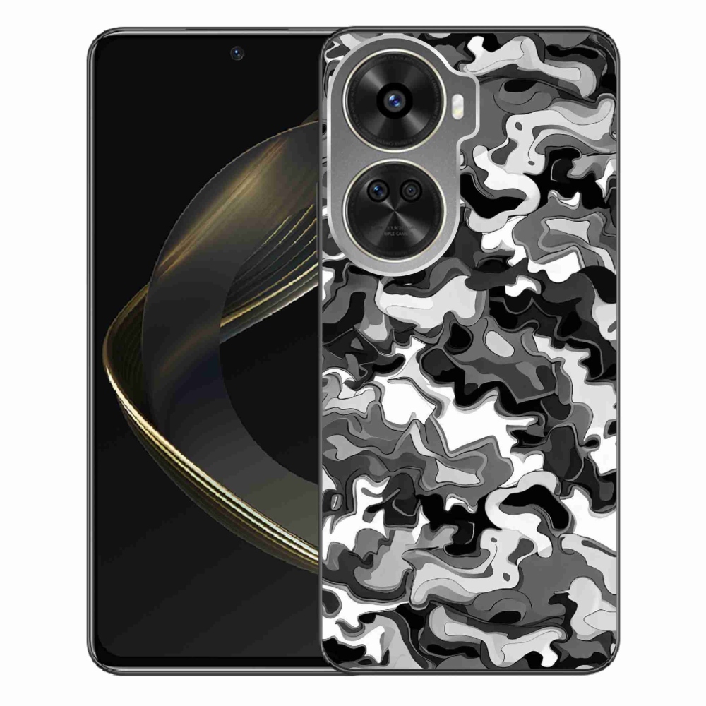 Gelový kryt mmCase na Huawei Nova 12 SE - maskáčový vzor 3