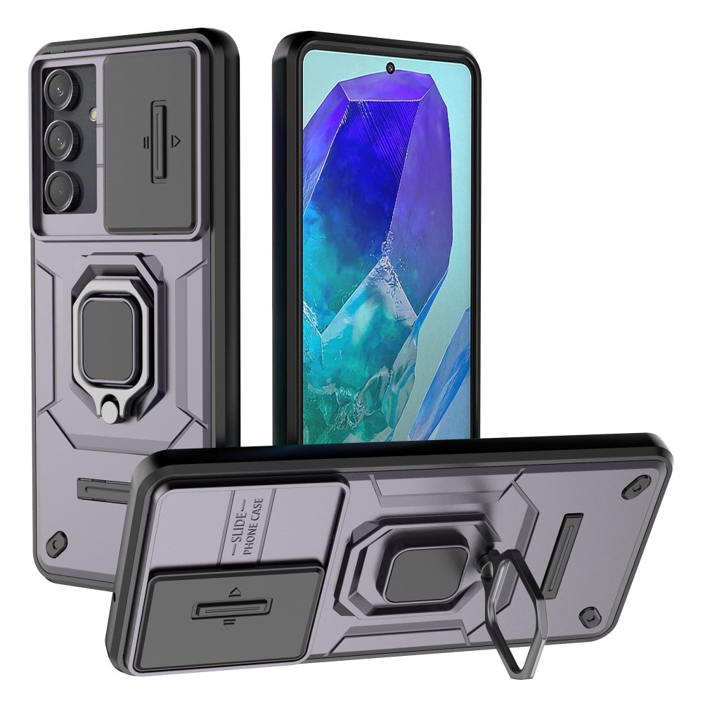 Lens odolný kryt na Samsung Galaxy M55 5G - fialový
