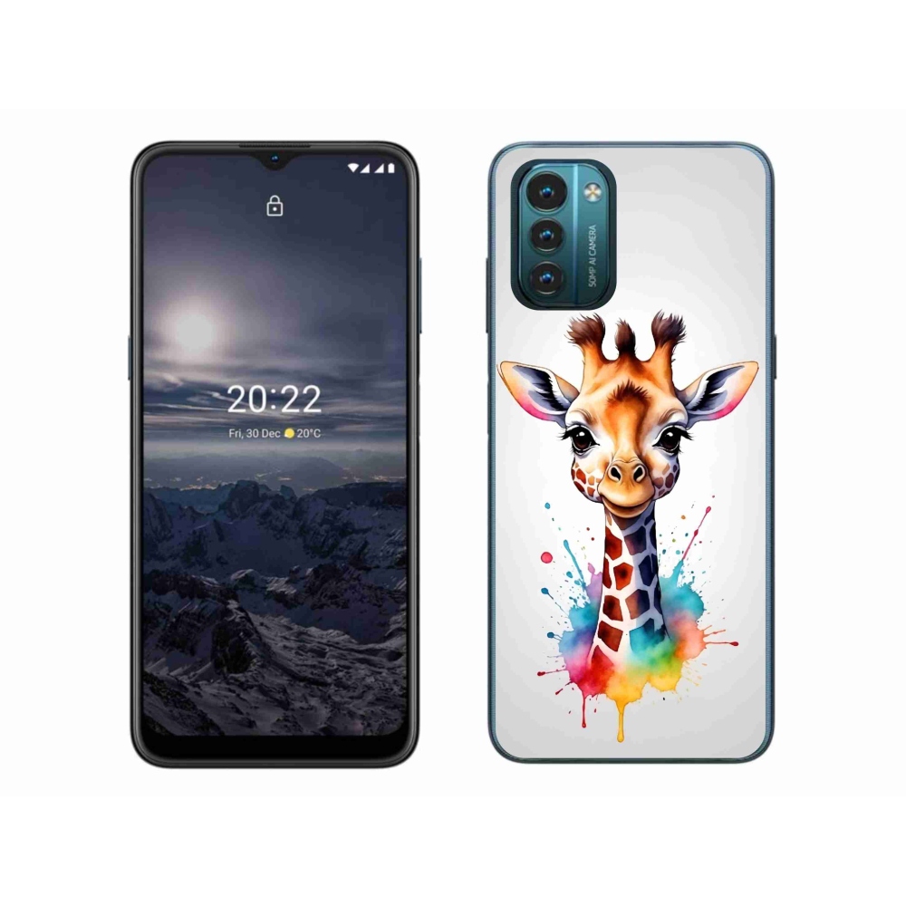 Gelový kryt mmCase na Nokia G11/G21 - žirafa 1