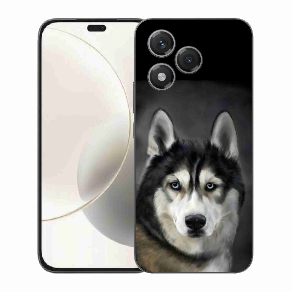 Gelový kryt mmCase na Honor 400 Lite - husky