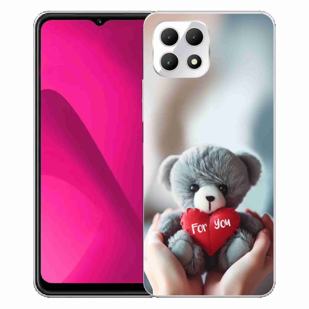 Gelový kryt mmCase na T-Mobile T Phone 2 - medvídek pro zamilované