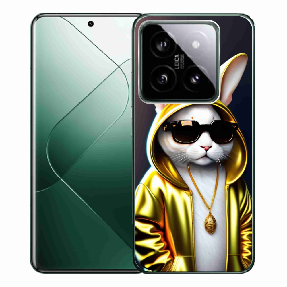 Gelový kryt mmCase na Xiaomi 14 Pro - kočka boss
