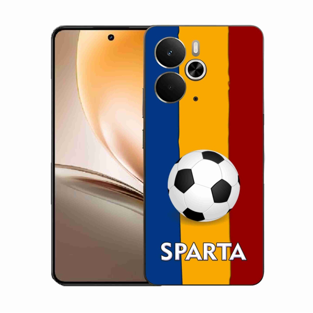 Gelový kryt mmCase na Realme 14 5G - fotbal 1