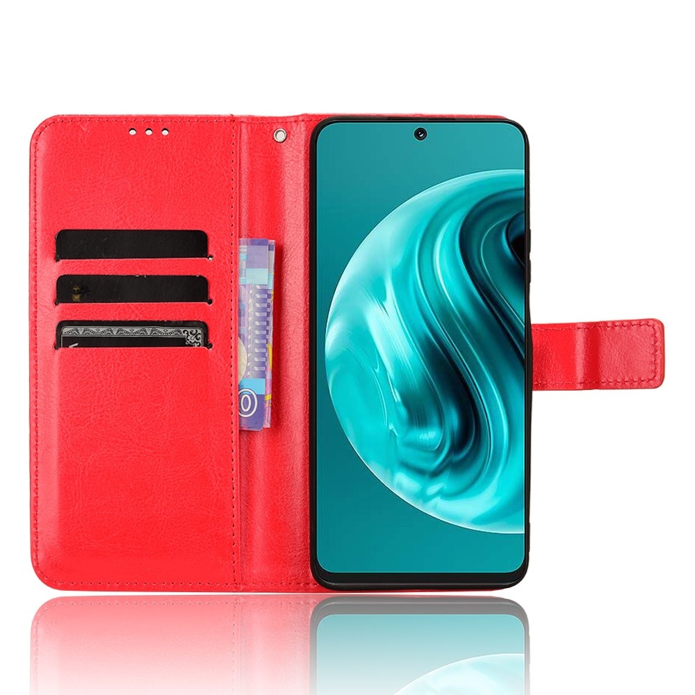 Crazy knížkové pouzdro na Huawei Nova 12i - červené