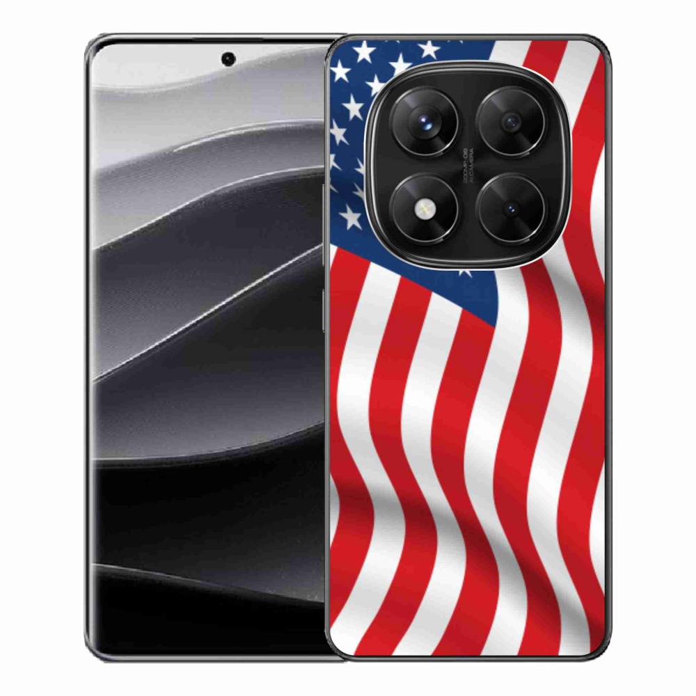 Gelový kryt mmCase na Xiaomi Redmi Note 14 Pro 5G/Poco X7 5G - USA vlajka