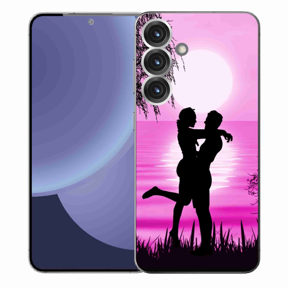 Gelový kryt mmCase na Samsung Galaxy S25+ - západ slunce