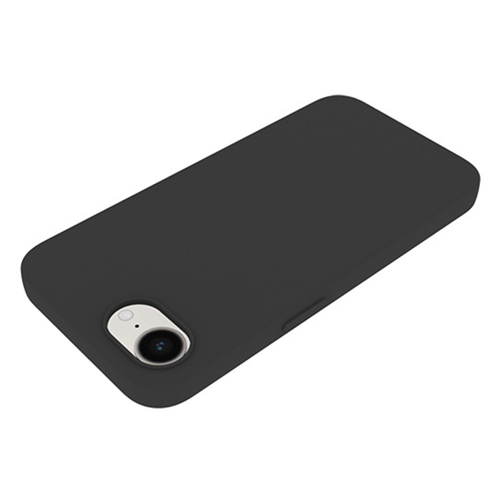 Matný gelový obal na iPhone 16e - černý