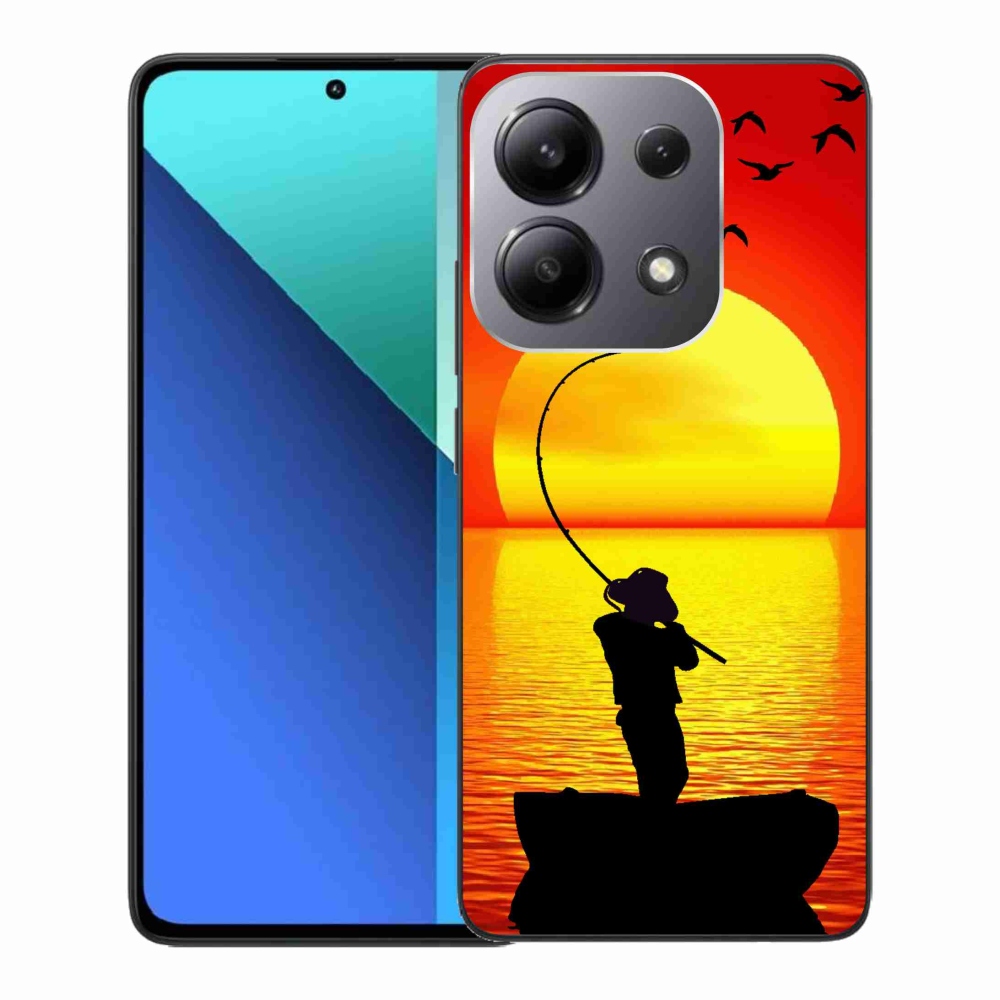 Gelový kryt mmCase na Xiaomi Redmi Note 13 - rybaření