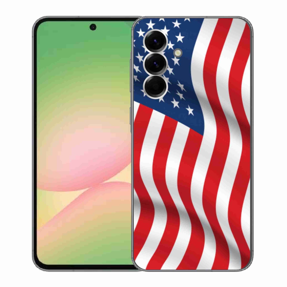 Gelový kryt mmCase na Samsung Galaxy A56 5G - USA vlajka