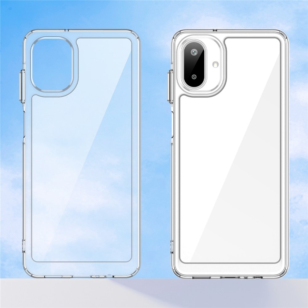 Gelový obal s pevnými zády na Samsung Galaxy A07 4G - průhledný