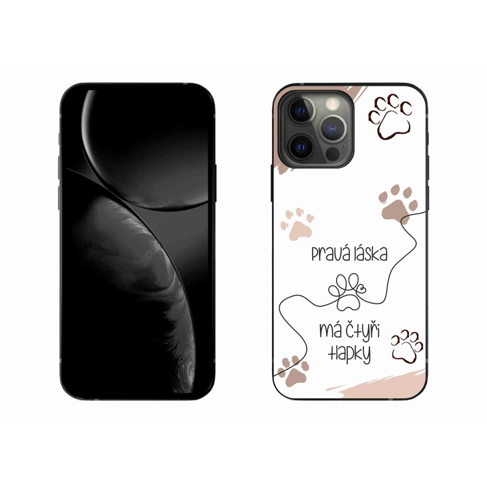 Gelový kryt mmCase na iPhone 13 Pro Max 6.7 - psí motiv 1 bílé pozadí