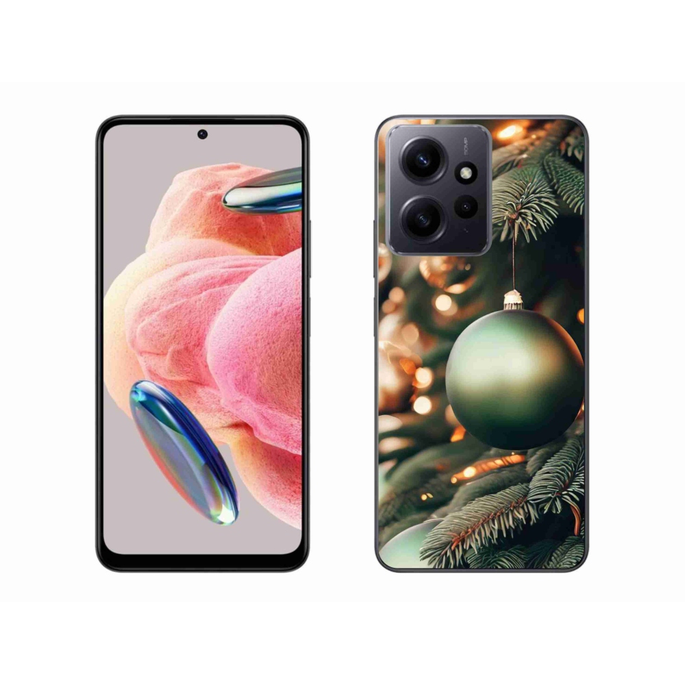 Gelový kryt mmCase na Xiaomi Redmi Note 12 4G - vánoční ozdoby 1