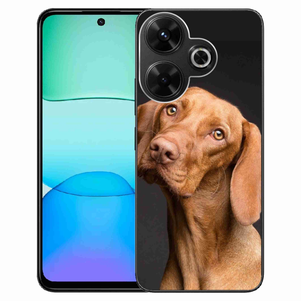 Gelový obal mmCase na Xiaomi Redmi 13 4G/Poco M6 4G - maďarský ohař