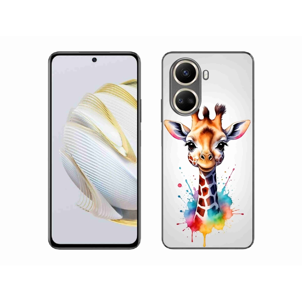 Gelový kryt mmCase na Huawei Nova 10 SE - žirafa 1
