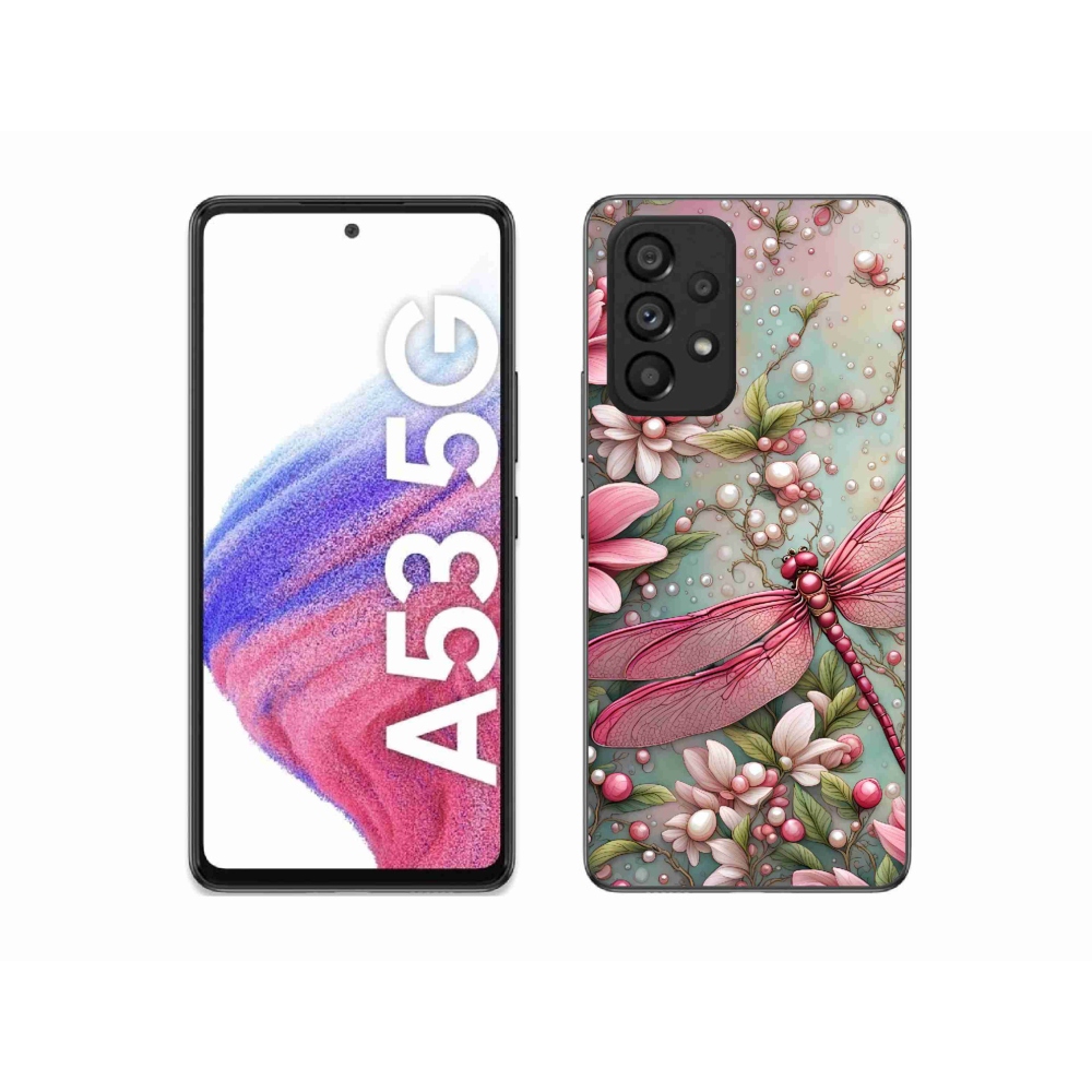 Gelový kryt mmCase na Samsung Galaxy A53 5G - vážka