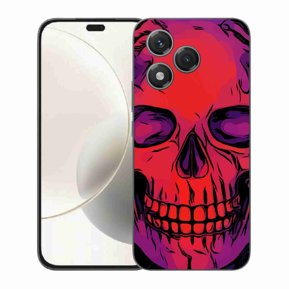 Gelový kryt mmCase na Honor 400 Lite - lebka