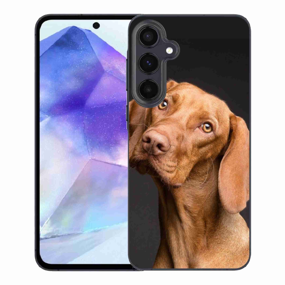 Gelový obal mmCase na Samsung Galaxy A55 5G - maďarský ohař